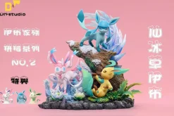 Sylveon & Glaceon & Leafeon - Pokemon Resin Statue - DM Studios