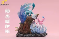 Sylveon & Glaceon & Leafeon - Pokemon Resin Statue - DM Studios