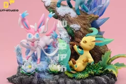 Sylveon & Glaceon & Leafeon - Pokemon Resin Statue - DM Studios