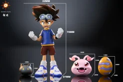 Tai Kamiya & Koromon & Botamon & Digitamamon - Digimon Statue - Genesis-Studio