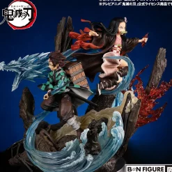 Tanjiro Kamado & Nezuko Kamado with LED - Demon Slayer: Kimetsu no Yaiba Resin Statue - BN Figure