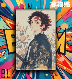 Tanjiro Kamado & Nezuko Kamado Fridge Magnet - Demon Slayer: Kimetsu No Yaiba - BLK Studio