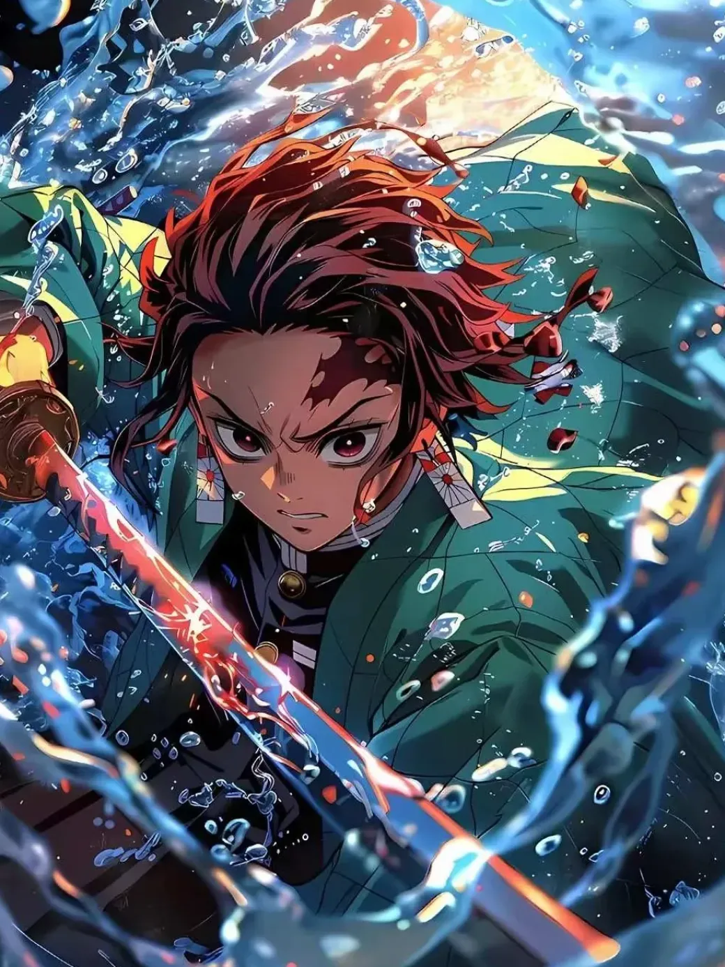 Tanjiro Kamado Decorative Painting - Demon Slayer: Kimetsu No Yaiba - Xingkong Studio