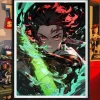 Tanjiro Kamado Decorative Painting - Demon Slayer: Kimetsu No Yaiba - BLK Studio