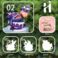 Teacup Series Gengar - Pokemon Resin Statue - HiHi Studios