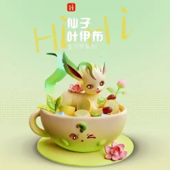 Teacup Series Leafeon - Pokemon Resin Statue - HiHi Studios