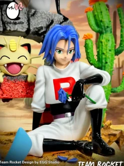 Team Rocket Trio - Pokemon Resin Statue - EGGS Studios