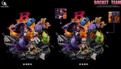 Team Rocket with LED - Pokemon Resin Statue - Fairy Studio