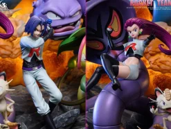 Team Rocket with LED - Pokemon Resin Statue - Fairy Studio