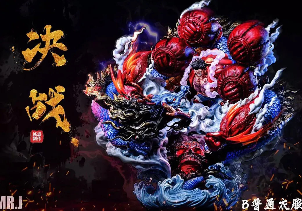 The Battle on Wano Country Monkey D. Luffy with LED - ONE PIECE Resin Statue - MR. J Studio