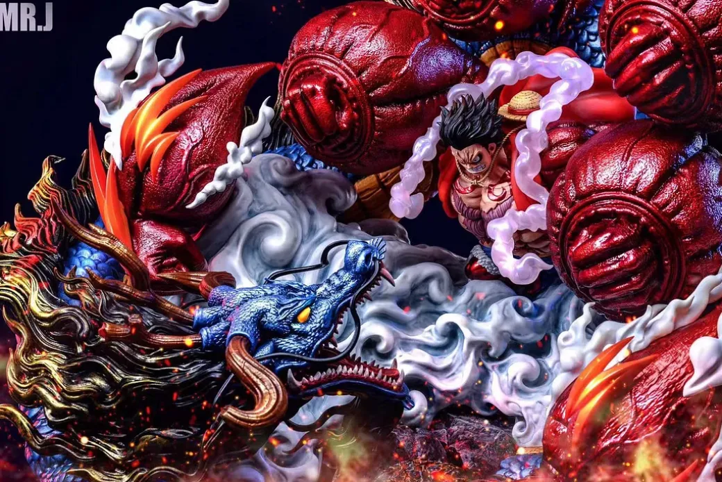 The Battle on Wano Country Monkey D. Luffy with LED - ONE PIECE Resin Statue - MR. J Studio