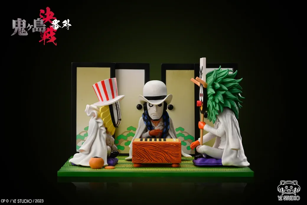 The Final Battle in Onigashima Series Sitting Ver. CP0 - ONE PIECE Statue - YZ Studios