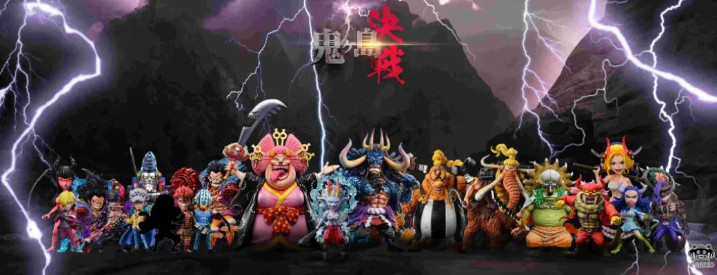 The Final Battle in Onigashima Series 020 Human-Beast Form Jack - ONE PIECE Statue - YZ Studios