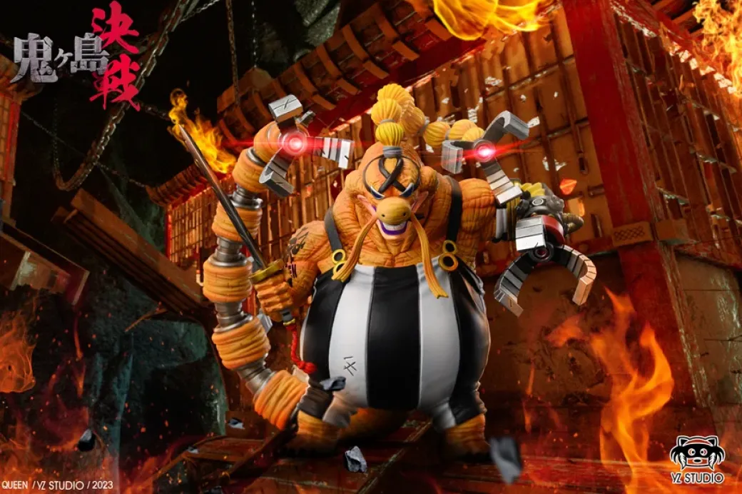 The Final Battle in Onigashima Series 006 Human-Beast Form Queen - ONE PIECE Statue - YZ Studios