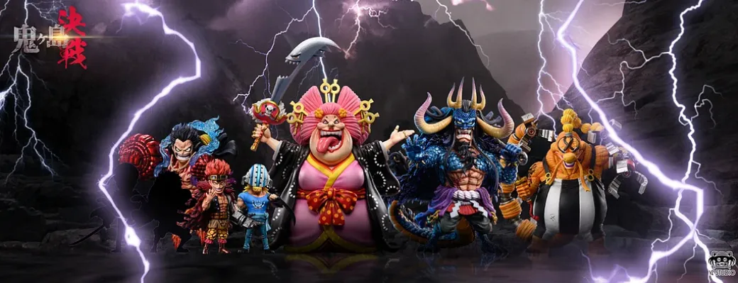 The Final Battle in Onigashima Series 006 Human-Beast Form Queen - ONE PIECE Statue - YZ Studios