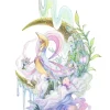 The God of Sweet Dreams Cresselia - Private - Pokemon Resin Statue - Fantasy Studios