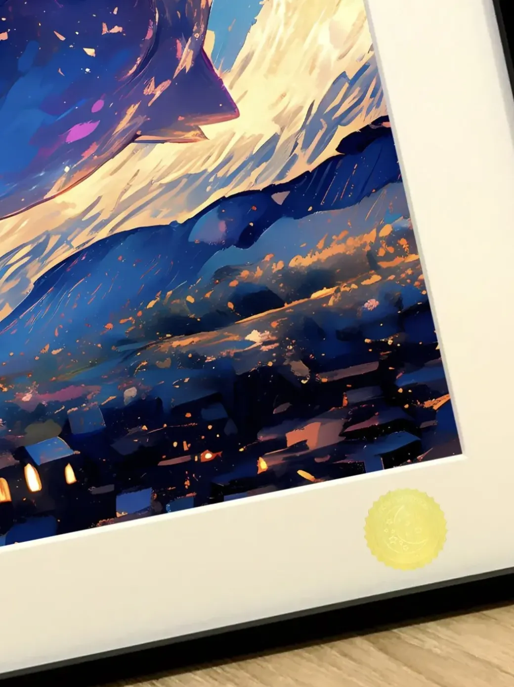 The Starry Night Gengar Decorative Painting - Pokemon - Xingkong Studio