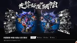 Theatrical Ver. Hoopa and the Clash of Ages with LED - Pokemon Resin Statue - A.M. Sandsculpture Studios