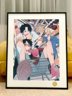 Three Brothers in Supermarket Decorative Painting - ONE PIECE - Xingkong Studio