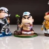 Three Marine Admirals Cosplay Shin-chan - Crayon Shin-chan ONE PIECE Resin Statue - MianHuaTang Studios