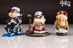 Three Marine Admirals Cosplay Shin-chan - Crayon Shin-chan ONE PIECE Resin Statue - MianHuaTang Studios