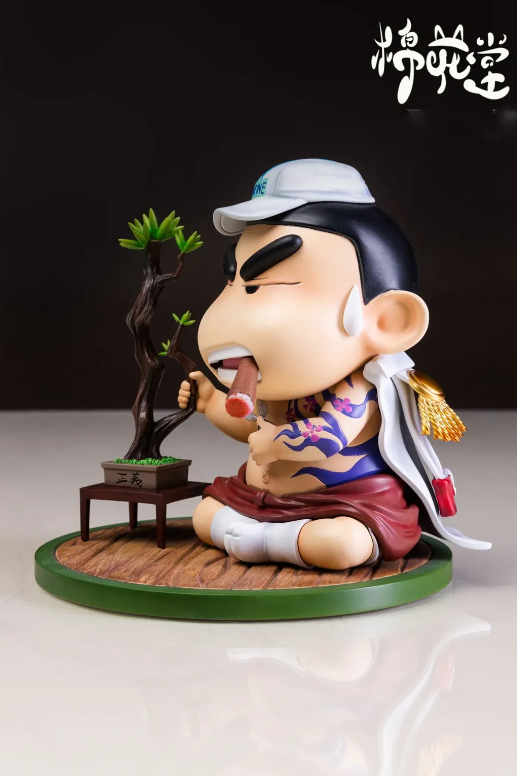 Three Marine Admirals Cosplay Shin-chan - Crayon Shin-chan ONE PIECE Resin Statue - MianHuaTang Studios