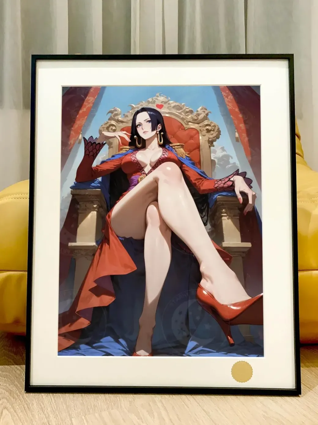 Throne Ver. Boa Hancock Decorative Painting - ONE PIECE - Xingkong Studio