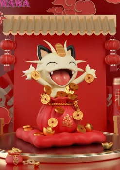 Throwing Coin Meowth - Pokemon Statue - WAWA Studio