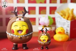 Tide Play Series 001 Reindeer & Gift Box Cosplay Pikachu - Pokemon Resin Statue - Princekin Studio