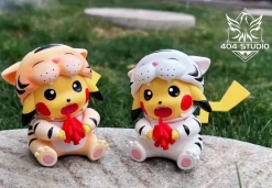 Tiger Year Ver. Pikachu - Pokemon Resin Statue - 404 Studios