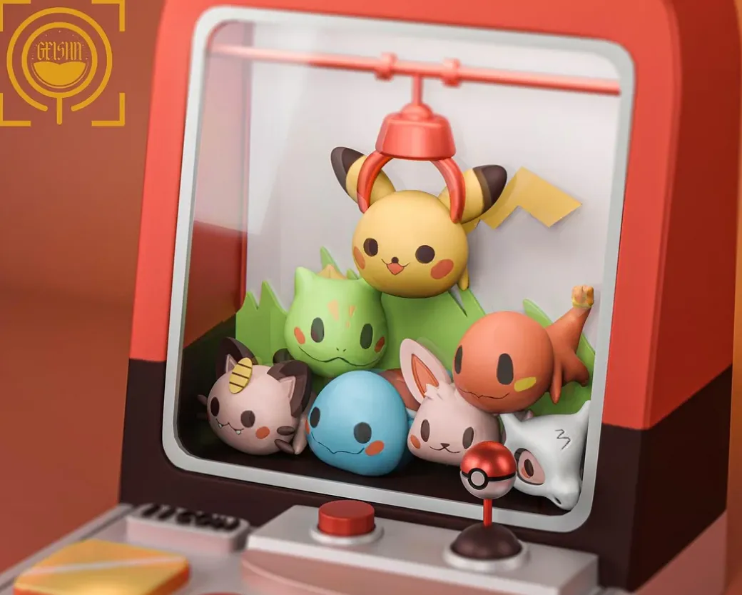 Time Game Machine with LED - Pokemon Resin Statue - GEISHA Studio