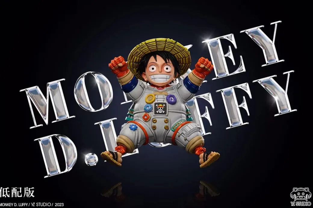 Title Page Series 002 Astronaut Monkey D. Luffy - ONE PIECE Statue - YZ Studios