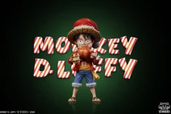 Title Page Series 014 Christmas Monkey D. Luffy - ONE PIECE Statue - YZ Studios