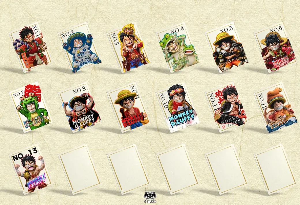 Title Page Series 013 Gold Belt Champion Monkey D. Luffy - ONE PIECE Statue - YZ Studios