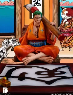 Title Page Sitting Roronoa Zoro - ONE PIECE Resin Statue - BT Studios