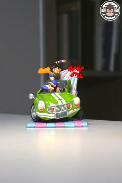 Title Page Son Goku Drag Racing - Dragon Ball Statue - JieWangXing Studio