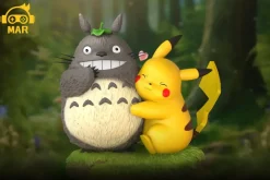 Totoro & Pikachu - My Neighbor Totoro Pokemon Resin Statue - MAR Studio