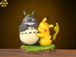 Totoro & Pikachu - My Neighbor Totoro Pokemon Resin Statue - MAR Studio