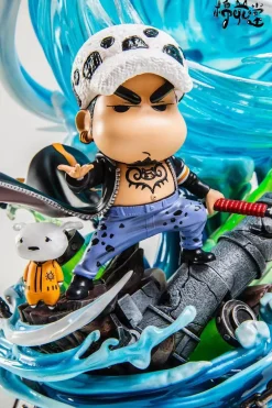 Trafalgar D. Water Law Cosplay Nohara Shinnosuke - Crayon Shin-chan ONE PIECE Resin Statue - MianHuaTang Studios