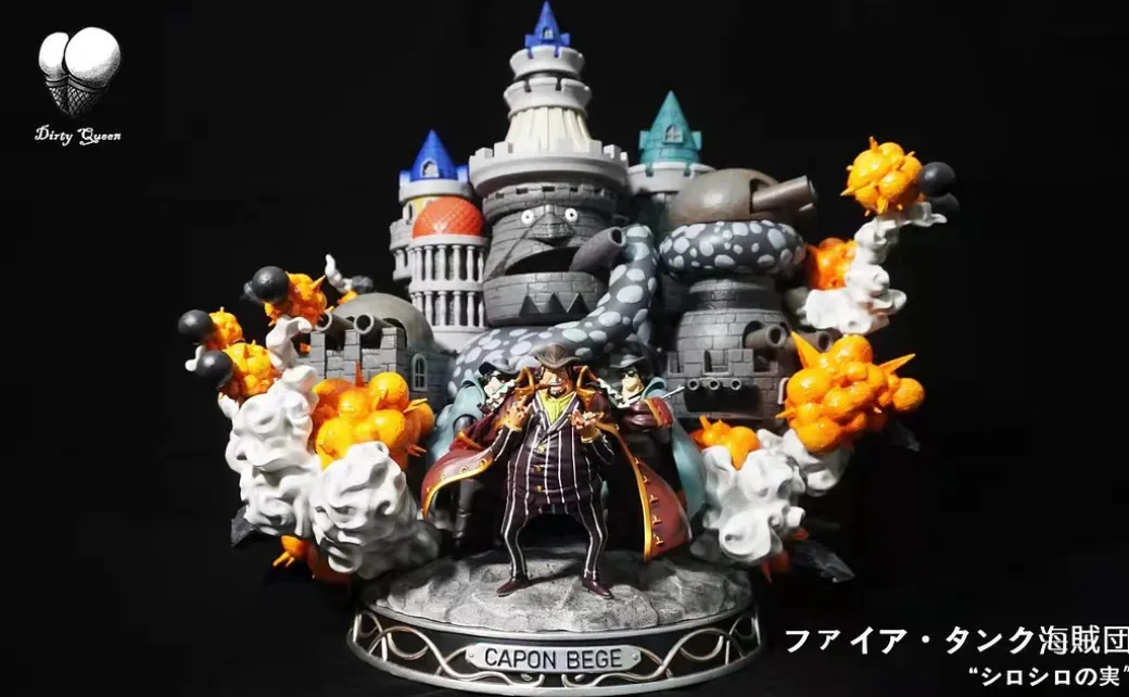 Transformation Series 001 Capone Bege - ONE PIECE Resin Statue - Dirty Queen Studio