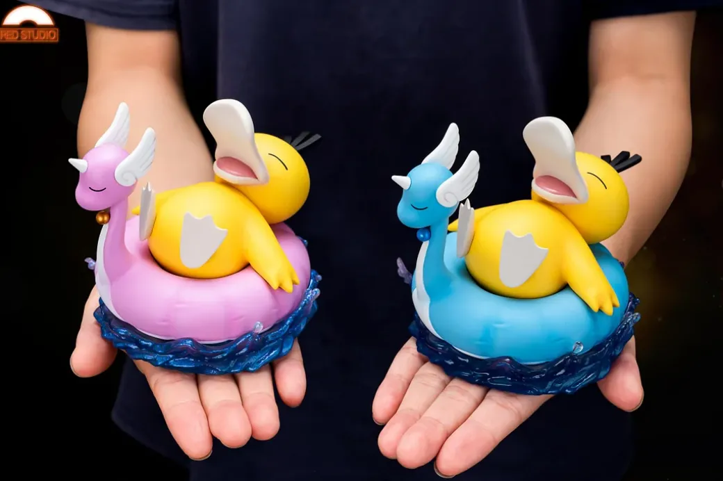 Travelling Psyduck - Pokemon Statue - Red Studio