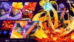 Trunks VS Mecha Frieza with LED - Dragon Ball Resin Statue - ZZDD Studios