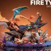 Type Series 006 Fire Type - Pokemon Resin Statue - PCHouse Studios
