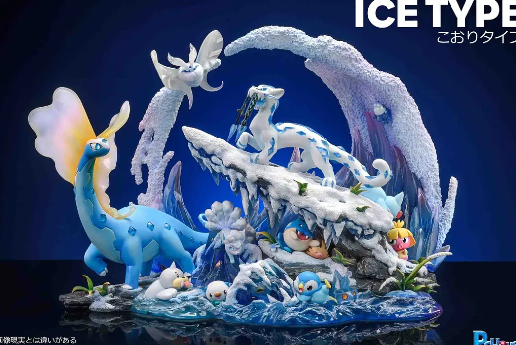 Type Series 008 Ice Type - Pokemon Resin Statue - PCHouse Studios