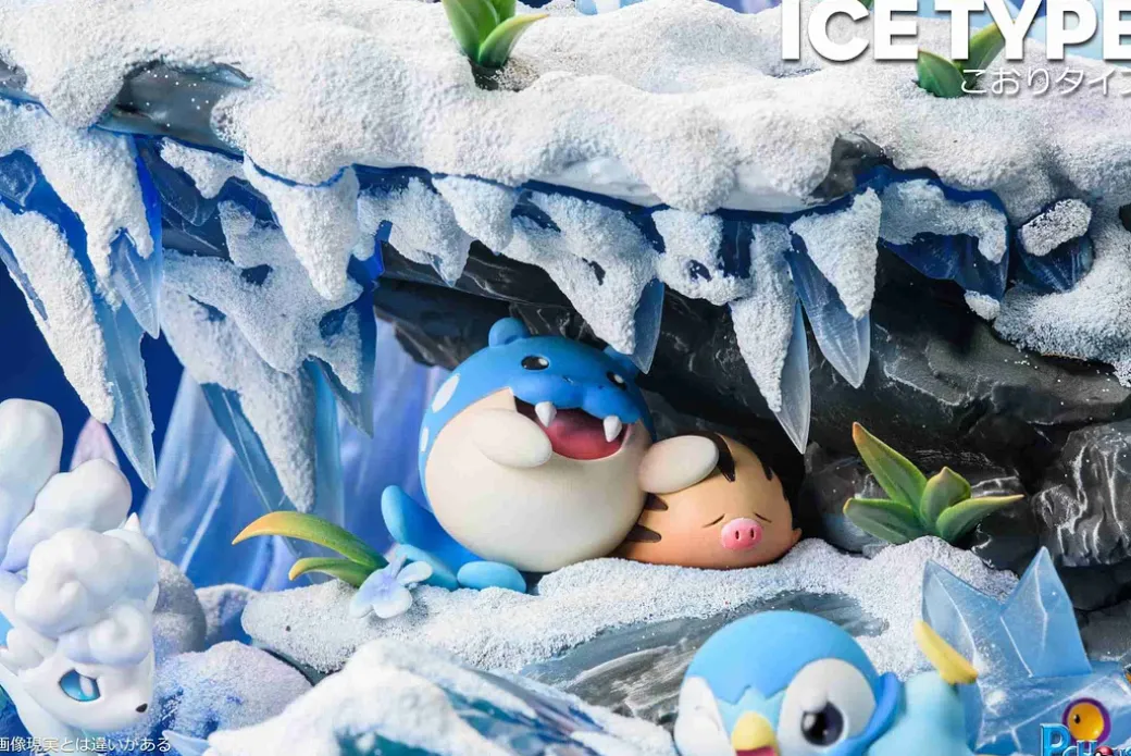 Type Series 008 Ice Type - Pokemon Resin Statue - PCHouse Studios