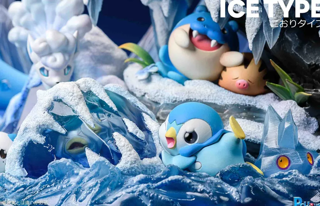 Type Series 008 Ice Type - Pokemon Resin Statue - PCHouse Studios