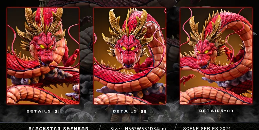 Ultimate Shenron with LED - Dragon Ball Resin Statue - D-M Studios