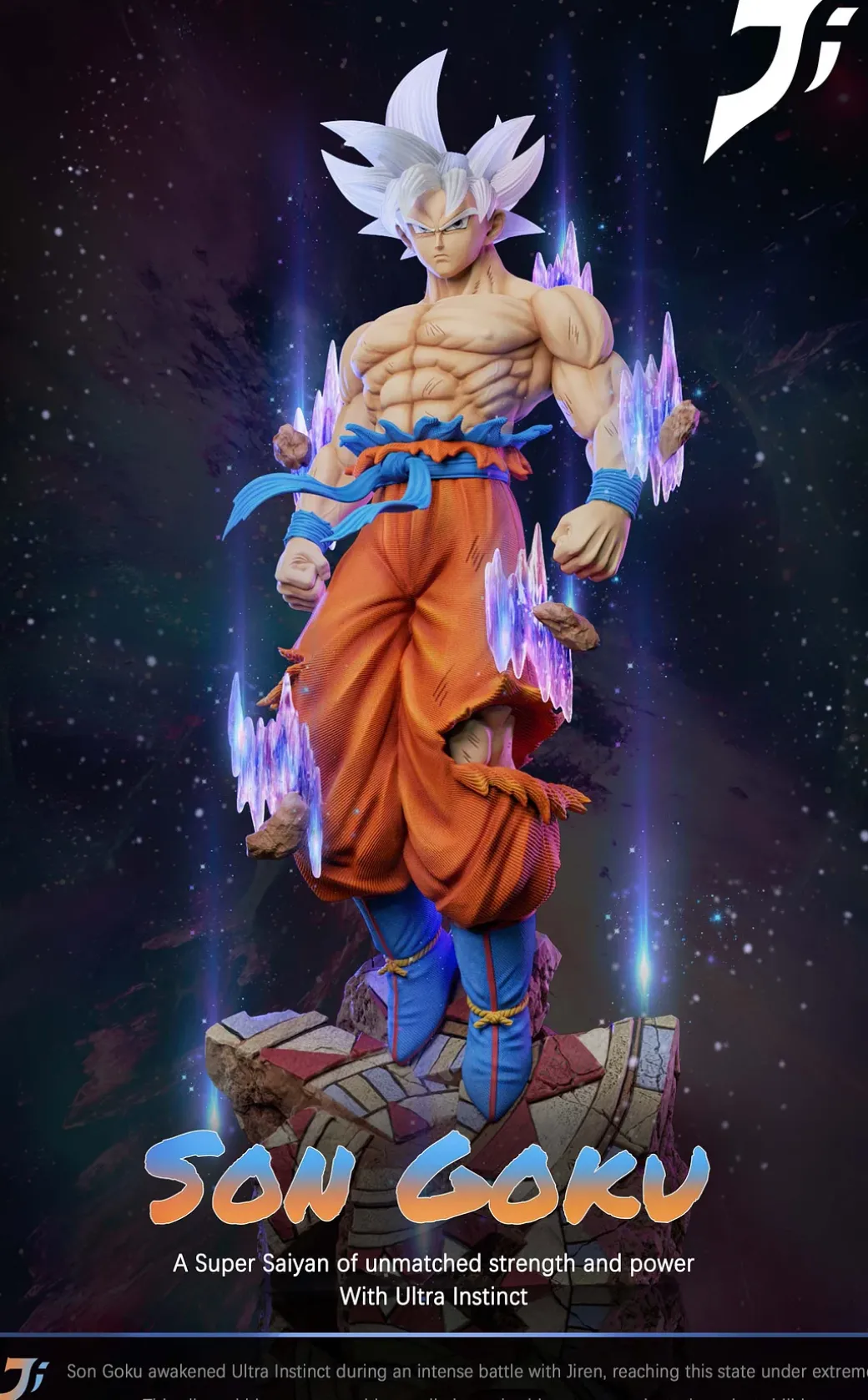 Ultra Instinct Son Goku - Dragon Ball Resin Statue - Ji Studio
