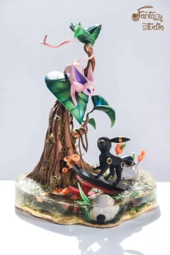 Umbreon & Espeon pokemon - Private - Pokemon Resin Statue - Fantasy Studios