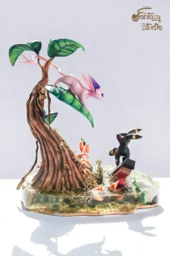 Umbreon & Espeon pokemon - Private - Pokemon Resin Statue - Fantasy Studios